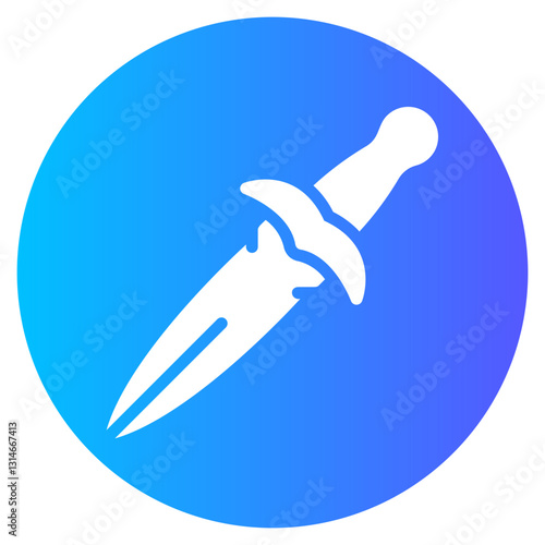 dagger gradient icon