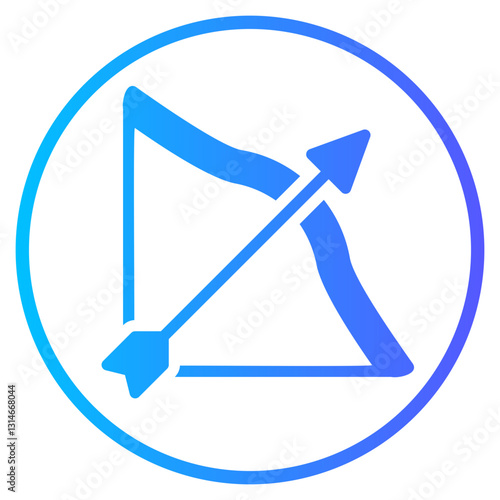 crossbow gradient icon