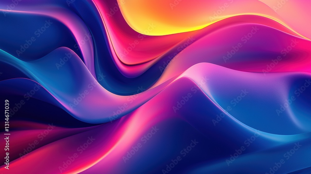 Dynamic Abstract Background Design with Waves of Neon Pink and Deep Blue Tones for Eye-Catching Visual Impact Dynamic Abstract Background Design with Waves of Neon Pink and Deep Blue Tones for Eye-Catching Visual Impact