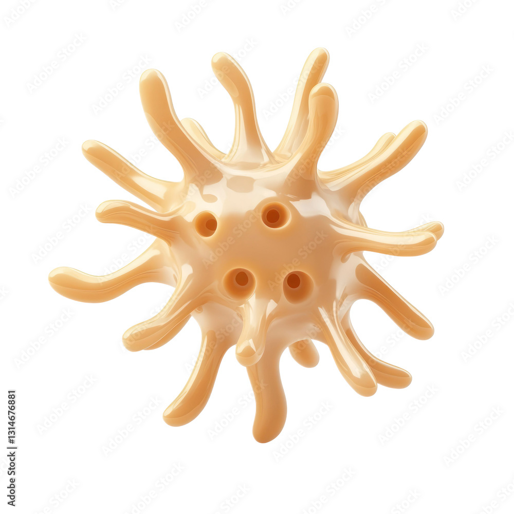 3D icon of Phronima isolated on transparency background 3D icon of Phronima isolated on transparency background