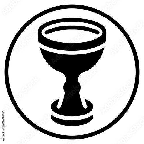 goblet glyph icon