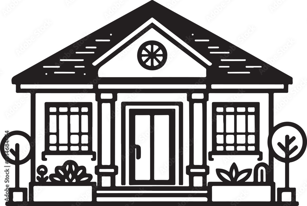 Home Button. Home page. Collection of Home Icons. Vector web home icon, building symbol. House Home Button. Home page. Collection of Home Icons. Vector web home icon, building symbol. House