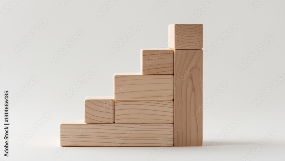 Blocks of wood set against a background. Strategy as a business plan for teamwork. Blocks of wood set against a background. Strategy as a business plan for teamwork.