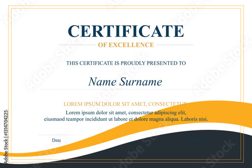 Award Certificate Design Template