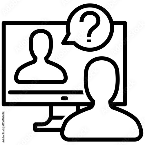 Online Interview Icon