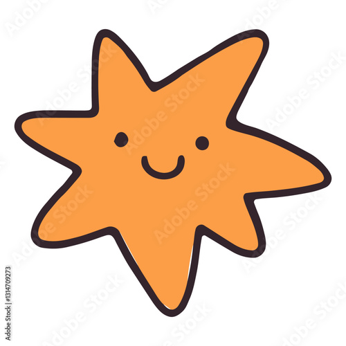self esteem star cute icon.eps