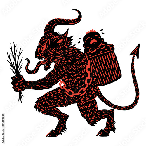  demon kidnapping a kid.eps