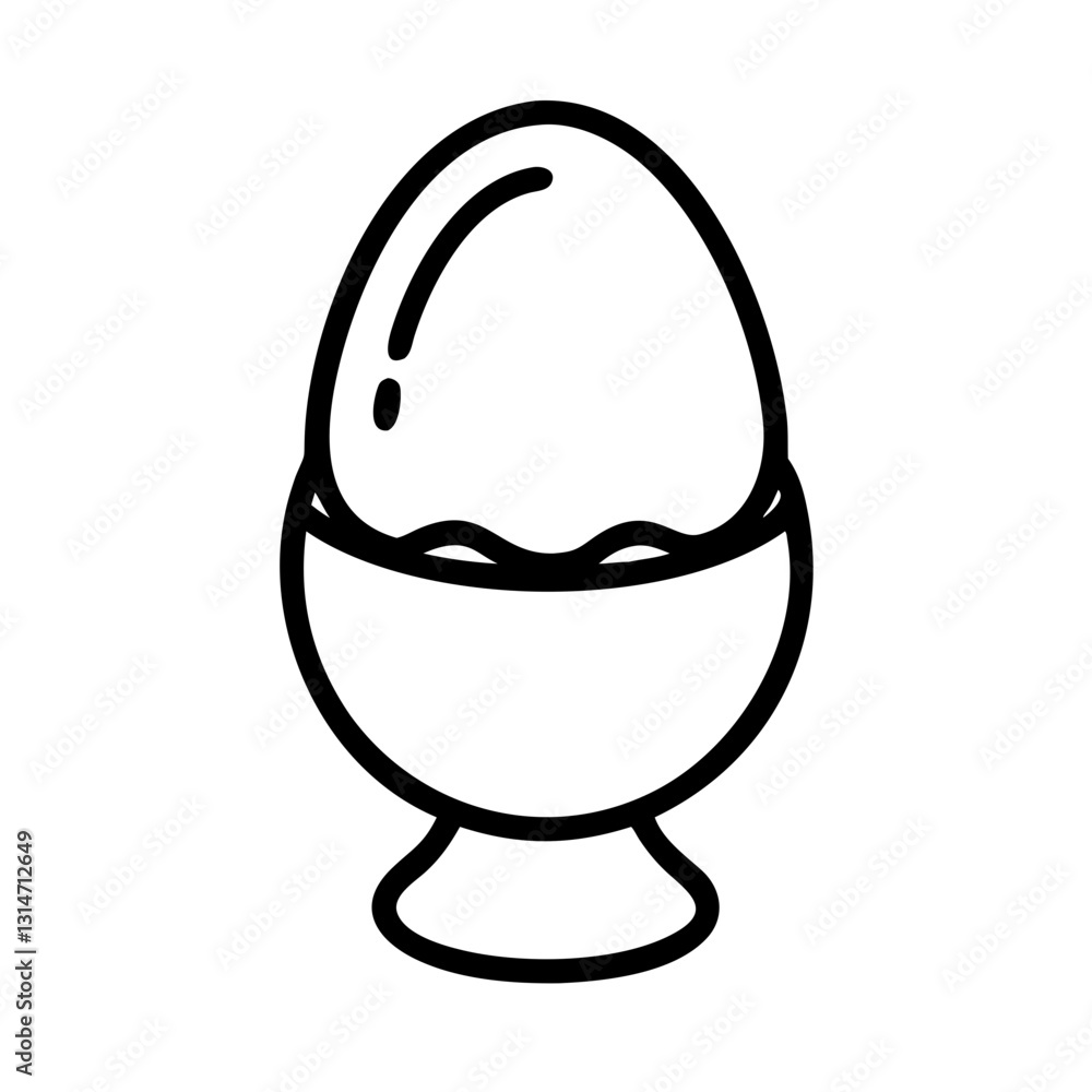 boiled egg outline on transparent background
boiled egg outline on transparent background