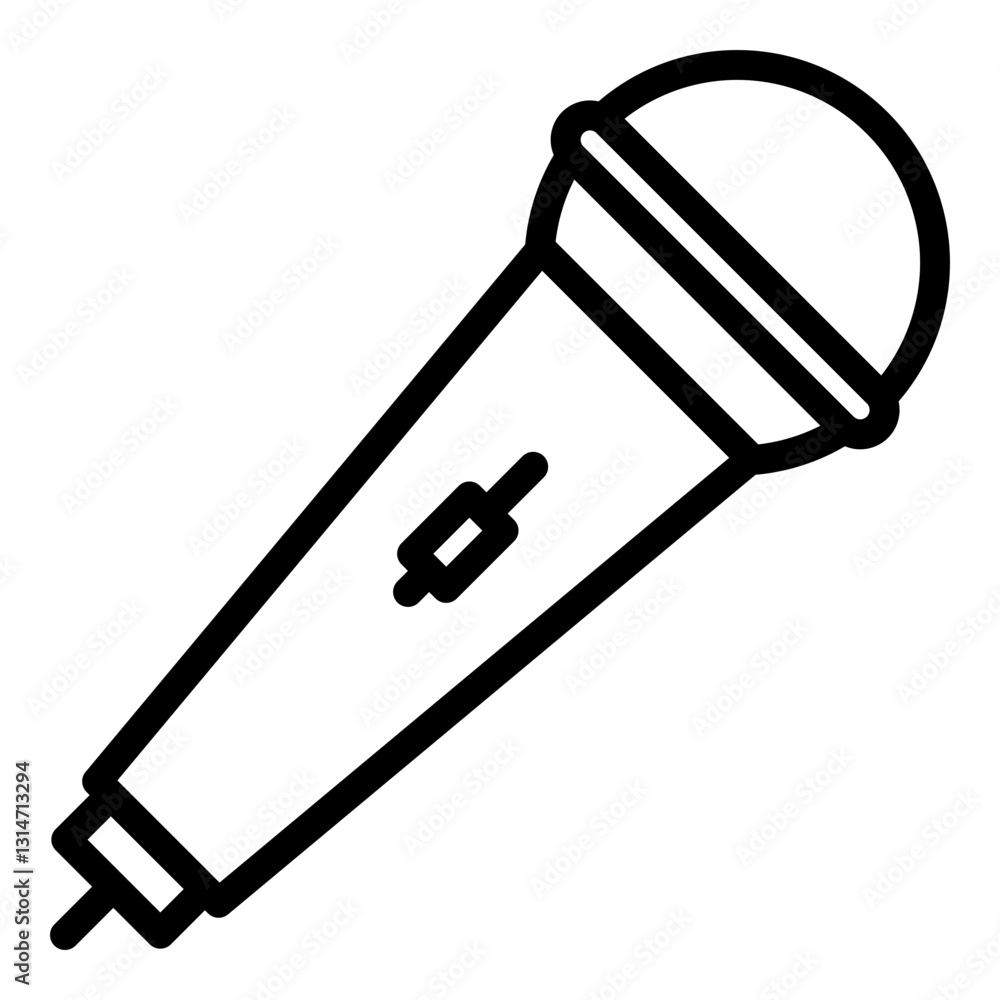 microphone vector icon for apps and websites microphone vector icon for apps and websites