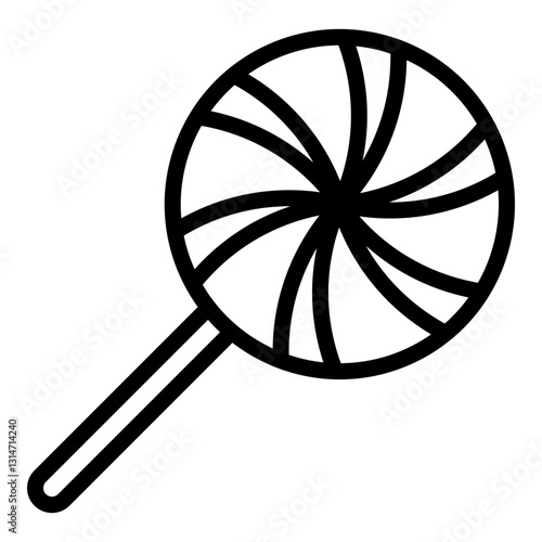 lollipop vector icon for apps and websites