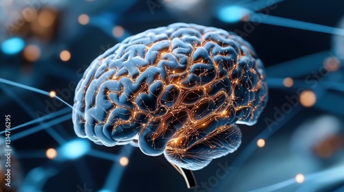 The human brain, which is gradually transforming into a digital neural network . 