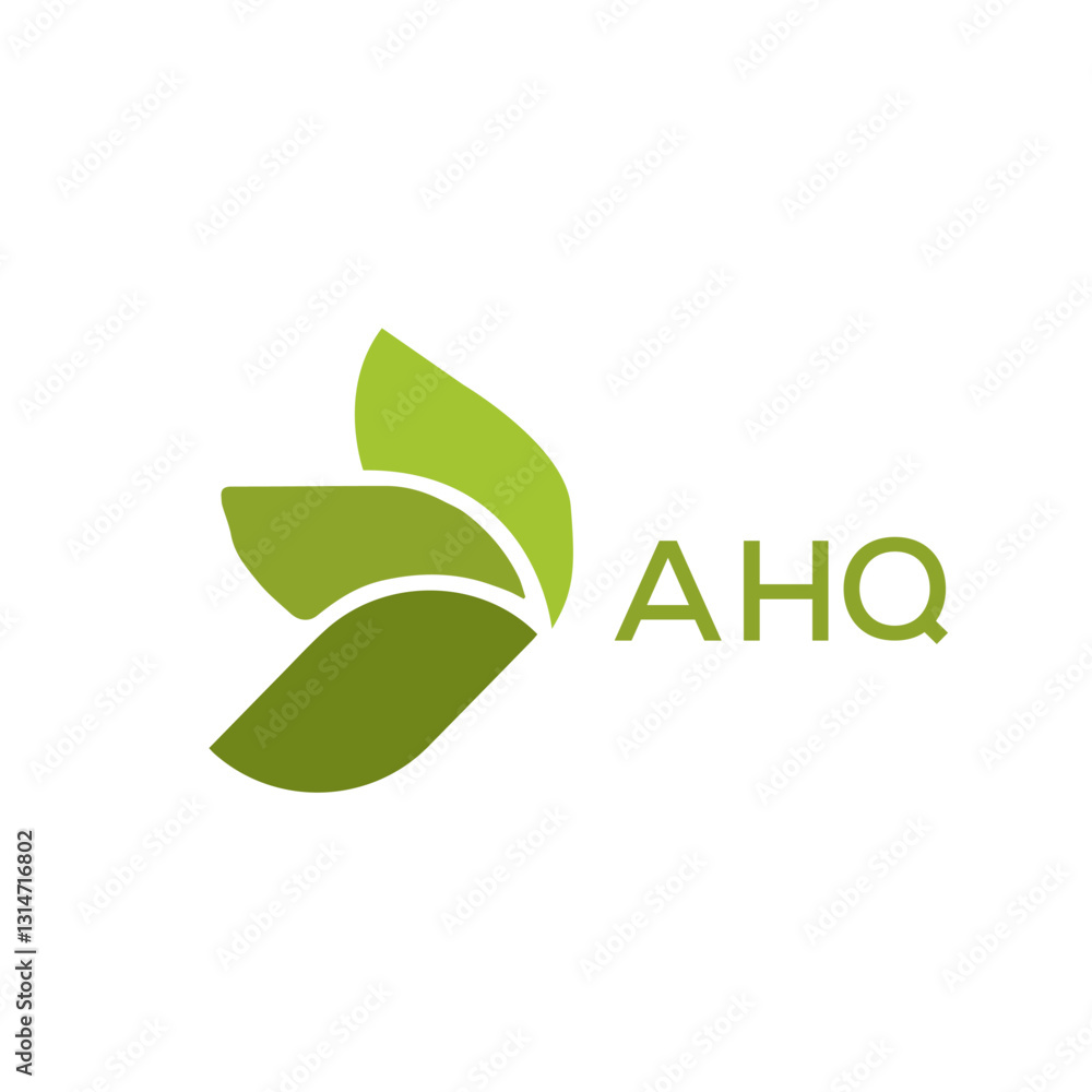 Fototapeta premium AHQ LOGO DESIGN VECTOR TEMPLATE