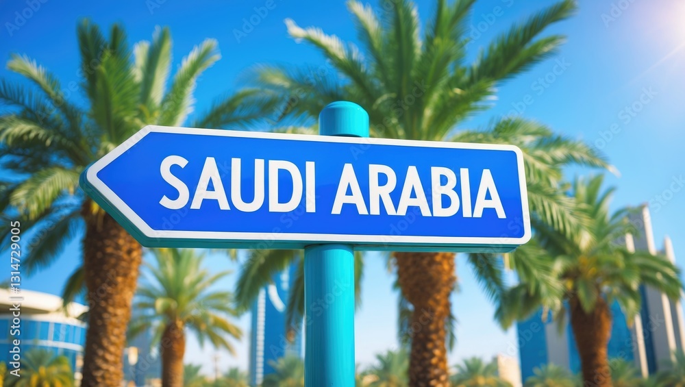 Fototapeta premium Signpost. Travel Destination