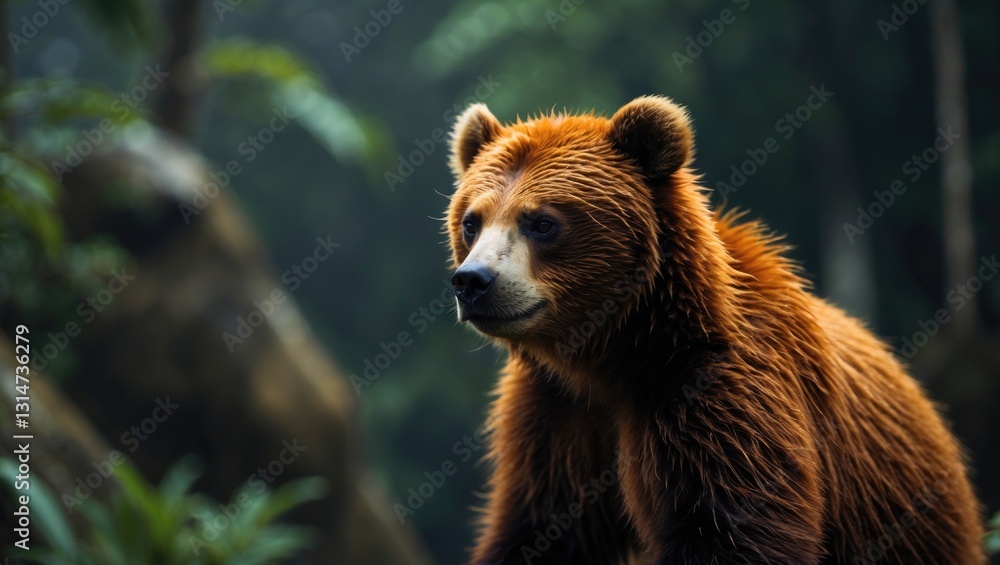 Obraz premium Picture of Sun bear in the Conservation Centre