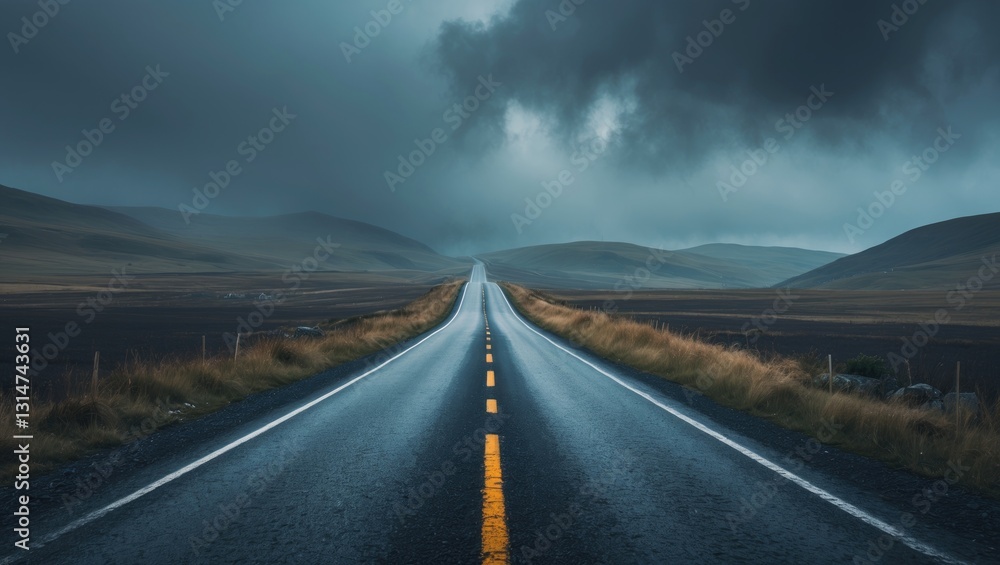 Fototapeta premium Photo of the Road to Effective Work Outcome Project