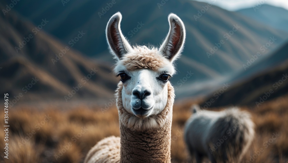 Obraz premium Llama Animal Picture for Children