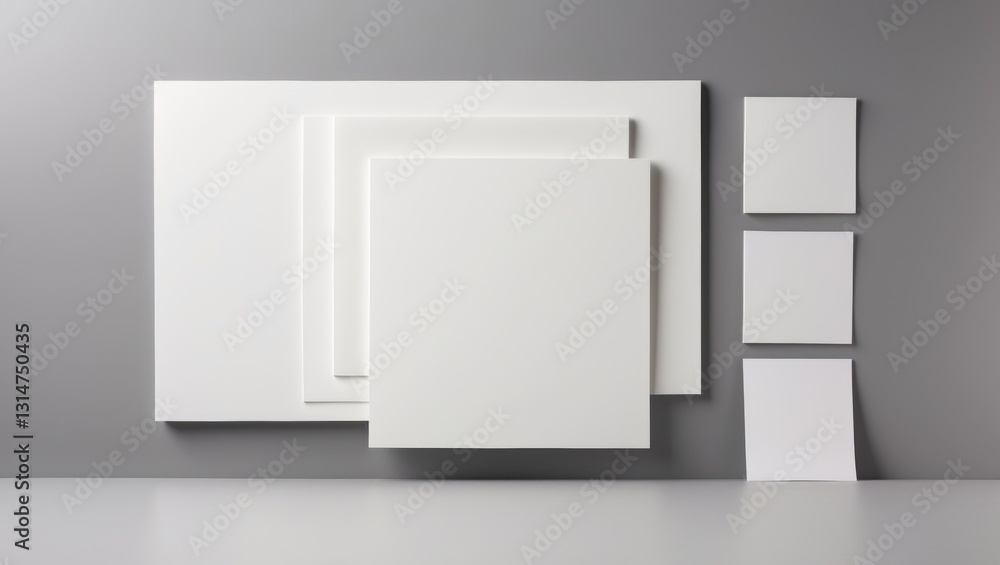 Mood-board layout, inspiration boards, stories and portrait template with empty photo cards. Mood-board layout, inspiration boards, stories and portrait template with empty photo cards.