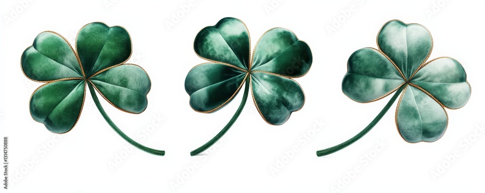 Luck of the Irish: Four-Leaf Clover Botanical Illustration for St. Patrick's Day Celebrations Luck of the Irish: Four-Leaf Clover Botanical Illustration for St. Patrick's Day Celebrations