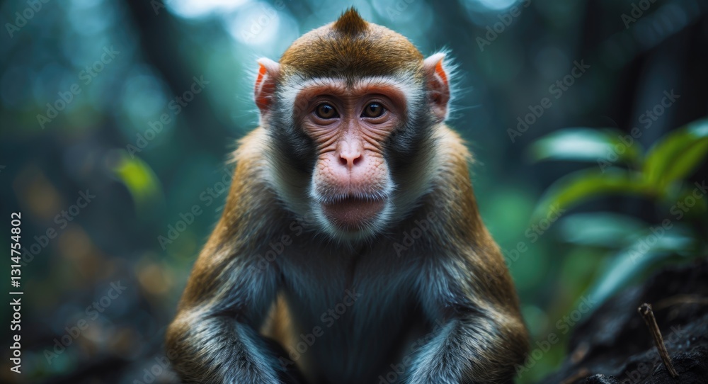 Fototapeta premium Monkey in a nature setting
