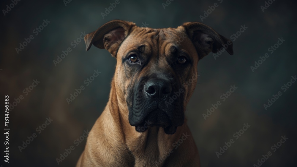 Portrait of a Mastiff Portrait of a Mastiff