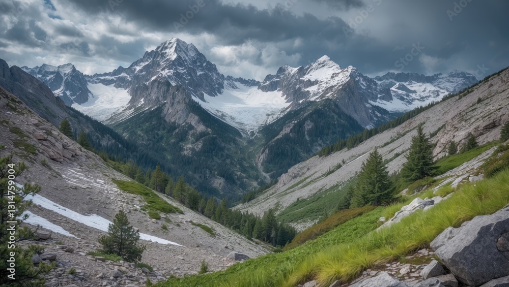 Mountain scenery Mountain scenery
