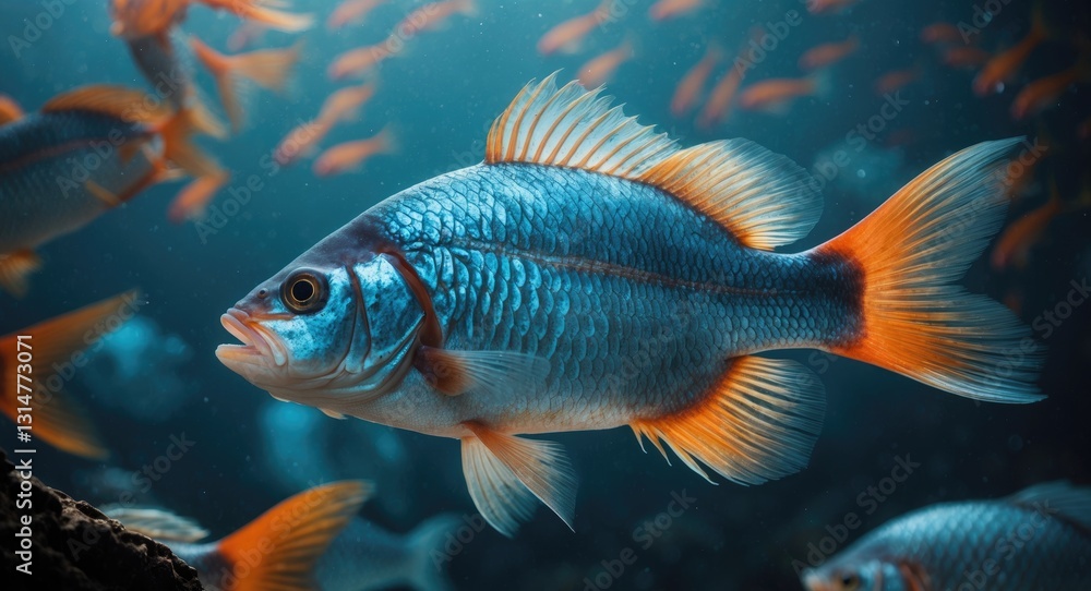 Fish background image capture Fish background image capture