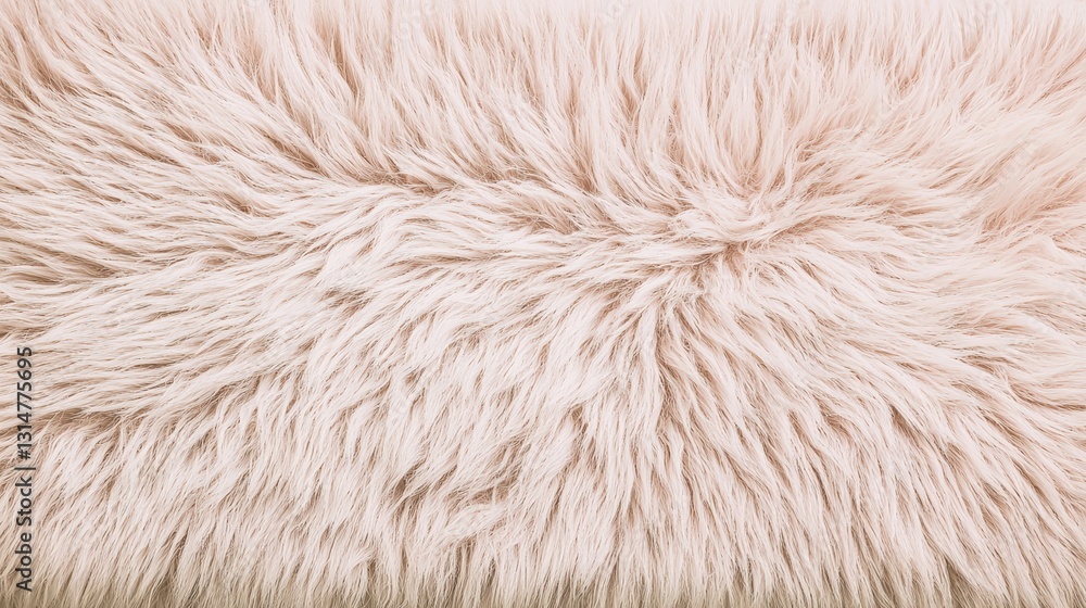 Soft and cozy faux fur texture home decor textile photography indoor setting close-up view comfort concept