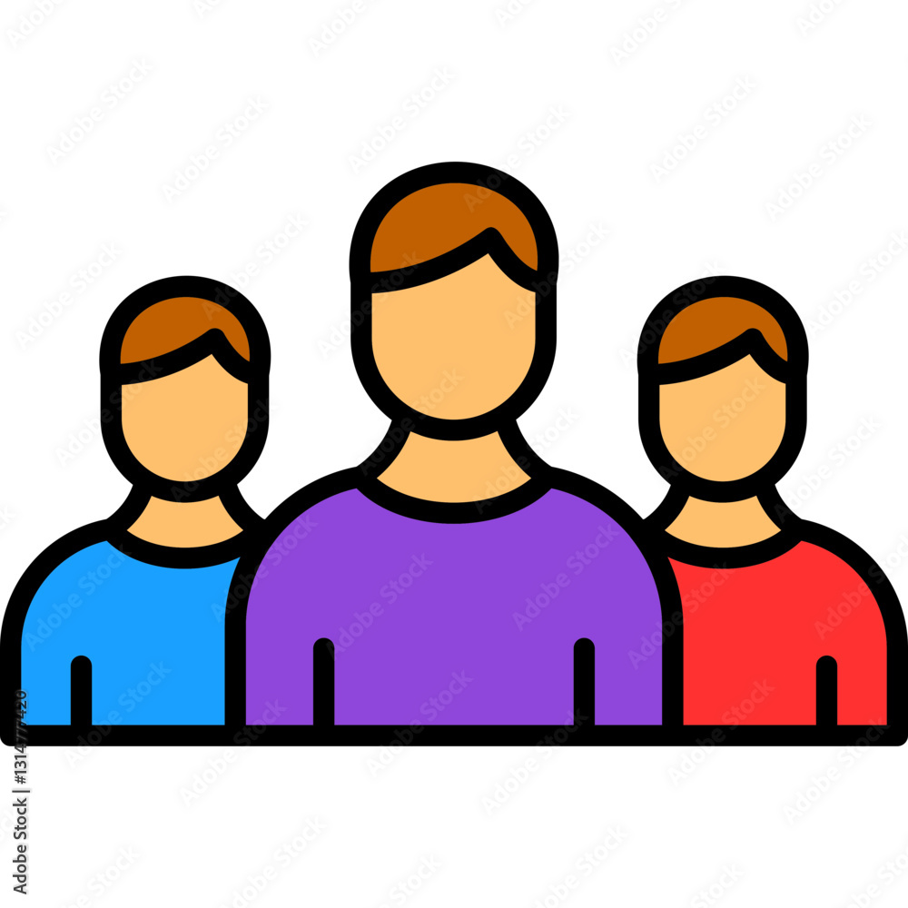 Fototapeta premium Team Icon