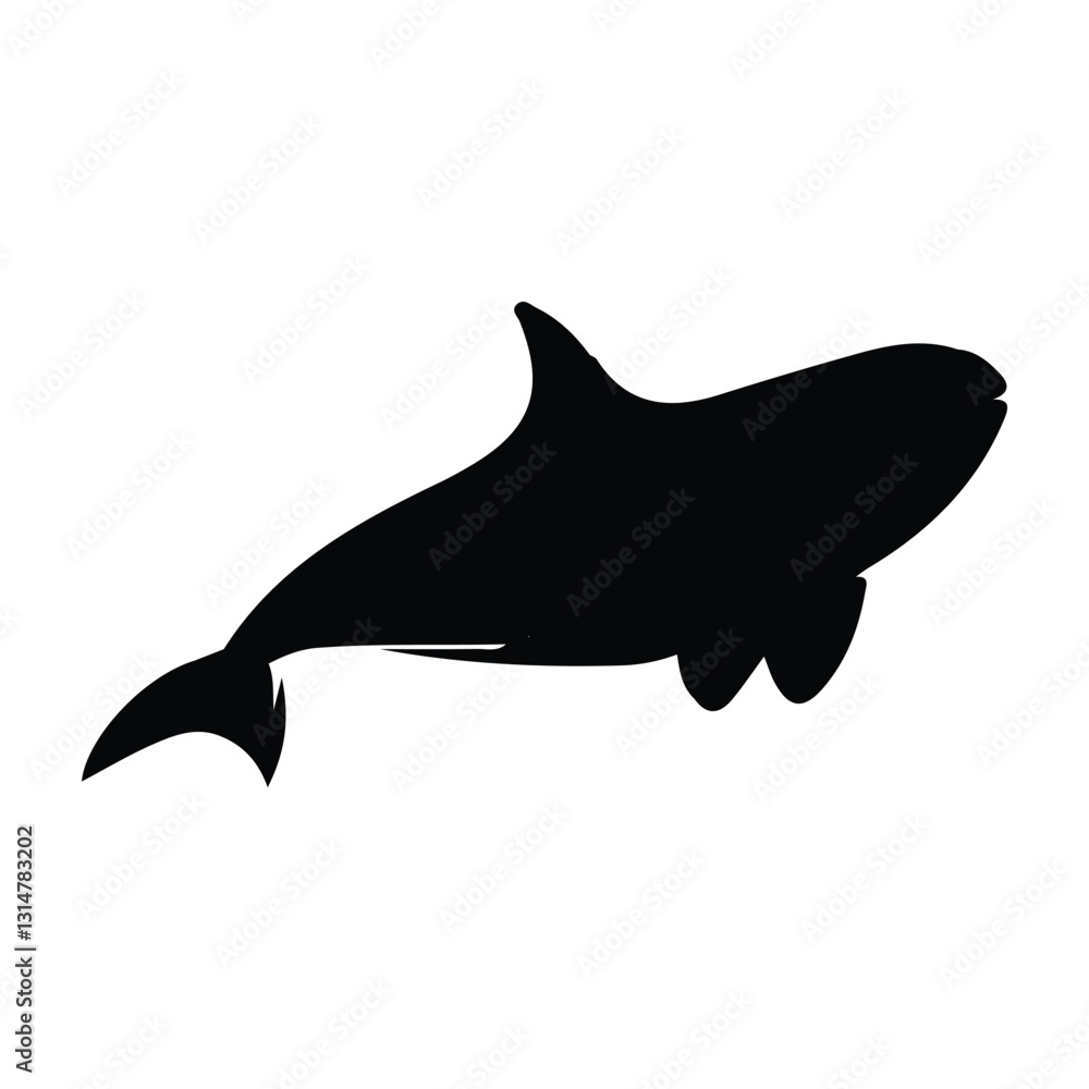 Fototapeta premium whale silhouette
