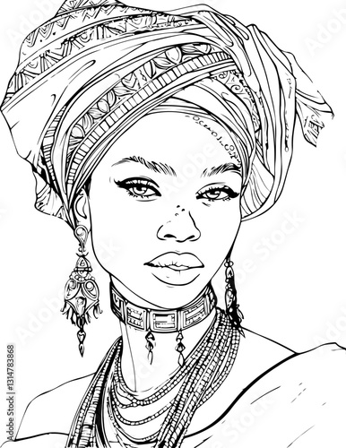 black fairy woman, coloring page, face, woman, vector, illustration, hair, fashion, art, beauty, drawing, sketch, person, design, lady, people, black, head, child, model, lips, style, silhouette, eyes