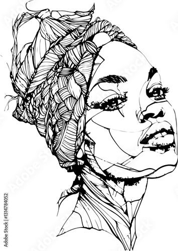 black fairy woman, coloring page, face, woman, vector, illustration, hair, fashion, art, beauty, drawing, sketch, person, design, lady, people, black, head, child, model, lips, style, silhouette, eyes