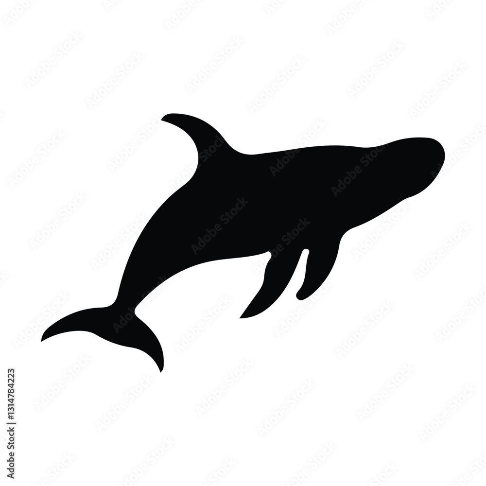 Fototapeta premium whale silhouette