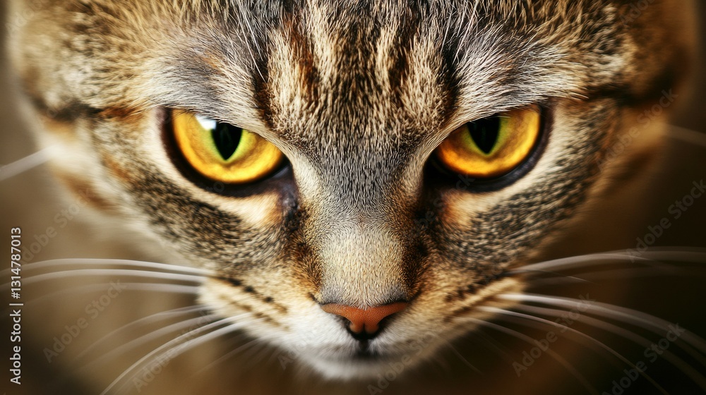 A cat stares at the camera A cat stares at the camera