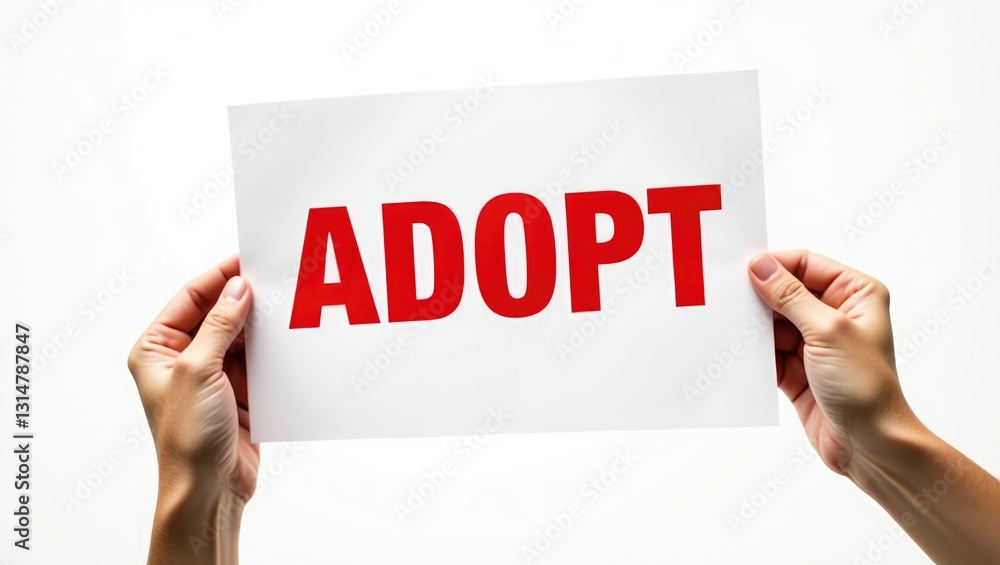 Card for adoption displayed against a white background. Card for adoption displayed against a white background.