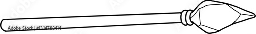 stone spear cartoon