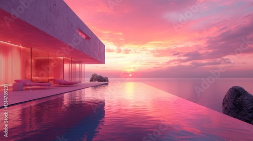 dusk sea ocean sunrise red sky at morning sunset evening afterglow dawn hotel