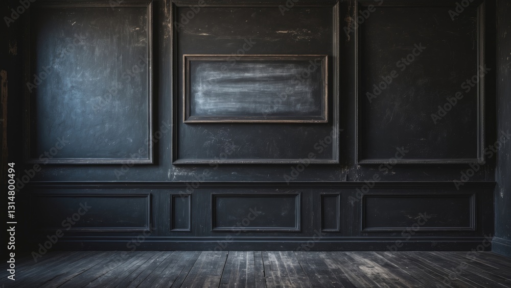 a retro black background with a grungy look. Dark wall coverings. Chalkboard. Board made of chalk. a retro black background with a grungy look. Dark wall coverings. Chalkboard. Board made of chalk.