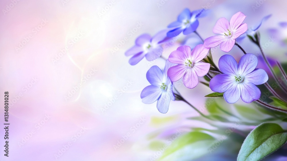 Beautiful background template made of Spring flowers. Beautiful background template made of Spring flowers.