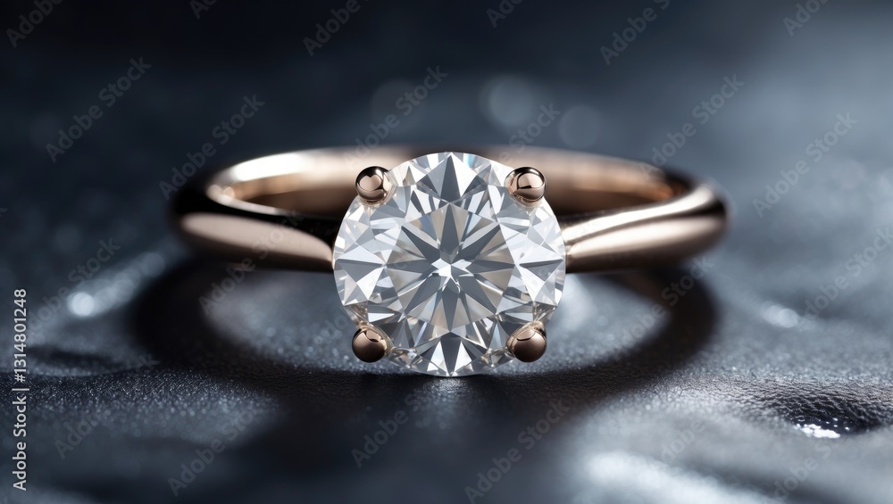 Close-up of a Diamond Ring Close-up of a Diamond Ring