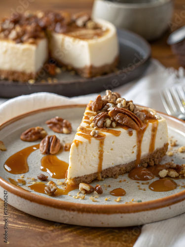 Ready-to-Serve No-Bake Cheesecake with Cookie Base 