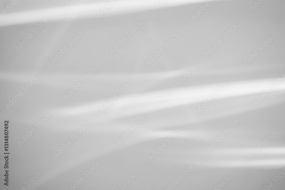 Obraz premium Abstract shadow drop on white wall background overlay mockup effect