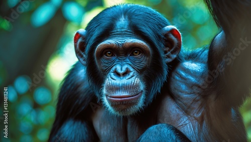 Wallpaper Mural Chimpanzee includes two existing species: the common chimpanzee and the bonobo. Along with humans, gorillas, and orangutans, they belong to the family Hominidae. Torontodigital.ca