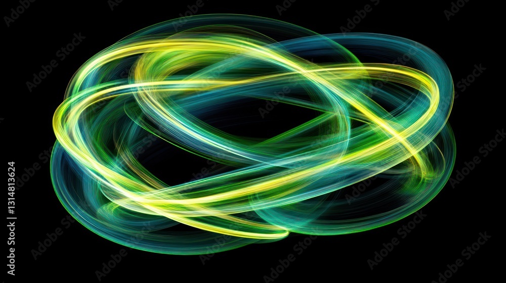 Abstract Light Trails Intertwined Abstract Light Trails Intertwined