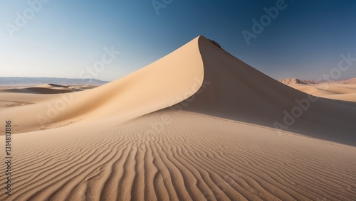 Fototapeta Naklejka Na Ścianę i Meble -  Desert marvels from dunes to mountains and the cave.
