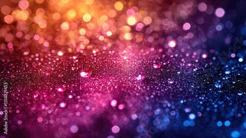 Captivating bokeh lights display abstract art digital design colorful background aesthetic viewpoint vibrant concept