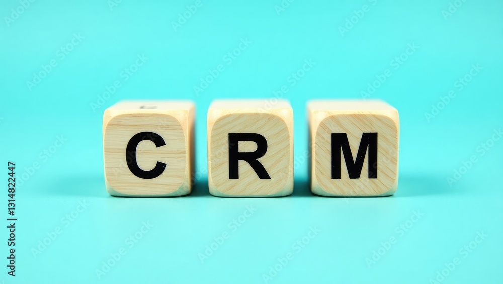 CRM letter cubes set against a backdrop. Business concept. CRM letter cubes set against a backdrop. Business concept.