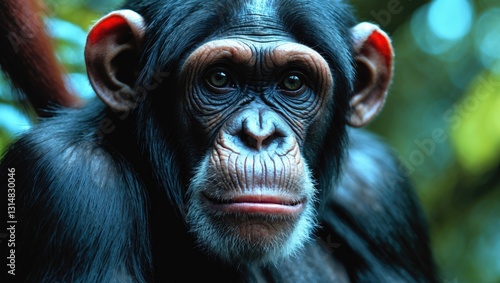 Wallpaper Mural Chimpanzee includes two living species: the common chimpanzee and the bonobo. Alongside humans, gorillas, and orangutans, they belong to the family Hominidae. Torontodigital.ca