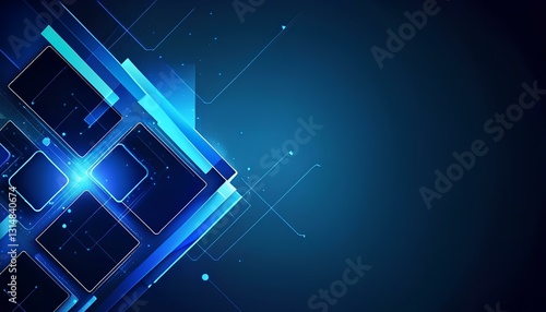 abstract blue background with blue lines