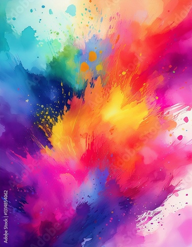 holi wallpaper for mobile with abstract watercolor textures