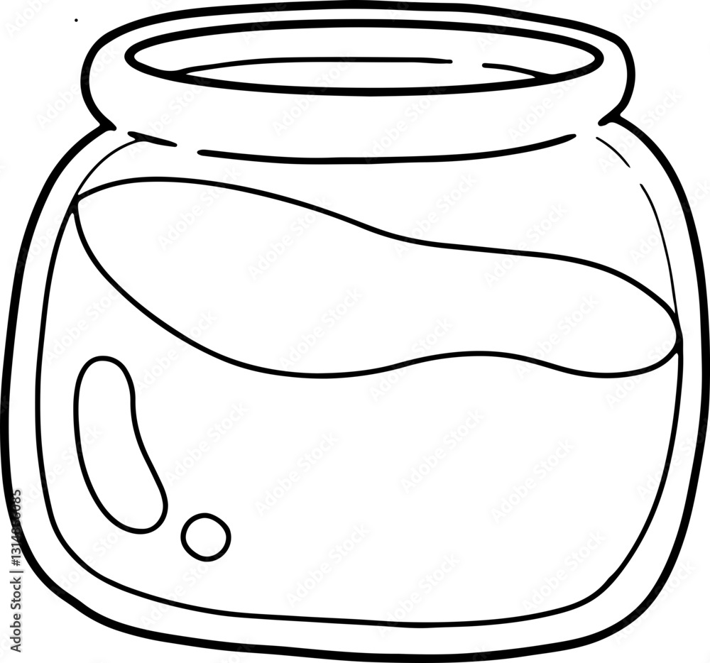honey jar cartoon honey jar cartoon